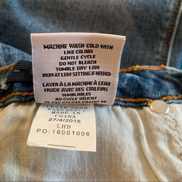 Hudson Girls Distressed Boyfriend Jeans - Picture 10 of 12